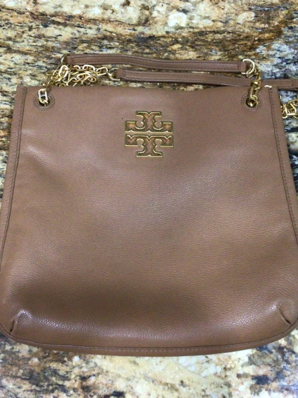 Troy Burch Britten Slouchy tote Shoulder Bag with pebble leather. Gently used